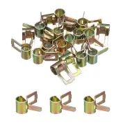 ID 5mm 3/16inch Fuel Line Hose Clips,Pipe Clamps,Spring Hose Clamp,20PCS