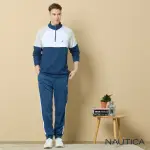 【NAUTICA】男裝 時尚休閒口袋運動長褲(藍)