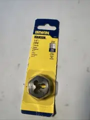 Irwin 9423 Hanson Machine Screw High Carbon Steel SAE Hexagon Die 1/4 in.-28 NF