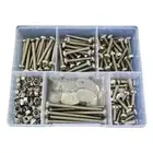 1 x 300 Piece M6 Stainless Pan Machine Screw Nut Washer G304 Assortment Kit #42