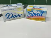 Vtg Dove Beauty Complexion Soap & Spirit Soap 90s LOT 2 bars NEW Movie Prop