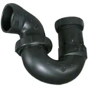 LaSalle Bristol Sink Trap P-Trap 2 Inch Hub Black ABS Plastic 633212E