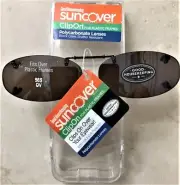 *NEW* CLIP ON SUNGLASSES LENSES-100% UVA & UVB PROTECTION-GLARE & SHATTER PROOF