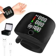 Automatic Wrist Blood Pressure Monitor BP Machine Heart Rate Monitor TouchScreen