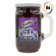 6x Mugs Blackburn's Grape Flavored Fat Free Jelly Mugs | 18oz | Concord Grapes
