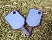 Pickleball Paddle Bat Keyring 2 Pack Key Tag Sport Pickle Ball