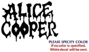 Alice Cooper Metal Graphic Die Cut decal sticker Car Truck Boat Window 7"