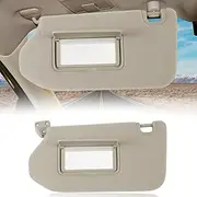 CZShiYue Car Sun Visor Fit for Nissan Pathfinder 2013-2018‎ Sun Visor with Vanity Mirror Cover Infiniti QX60 2014-2017 2013 Infiniti JX35 Plate for Blocking Sunlight 96400-9PB0A(Beige, Right Side)