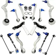 FRONT+ REAR SUSPENSION WISHBONE TRACK CONTROL ARMS LINKS KIT 16pcs Compatible With BMW E60 E61