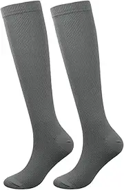 [Generic] Support Stockings for Women Compression For Running Travel Recovery & Flight Socks Christmas Fireplace Decorations