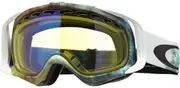 [Oakley] Unisex-Adult Shane McConkey Crowbar Snow Goggles(White,HI Yellow)