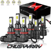 For 2001 2002 2003 2004 Toyota Corolla Headlight Bulb Hi Lo Beam + Fog Light 6X (for: Toyota)