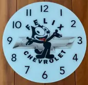 14-3/8" Chevrolet Felix Round Replacement Clock Face Pam Style Clock FREE SHIP