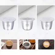 For Nestle Nespres Machine Parts Stainless Steel Reusable Coffee Capsule Cup Pod