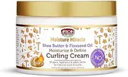 African Pride Moisture Miracle Curl Cream, Hydrate & Strengthen 12oz (Pack of 1)