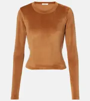 [Chloe] Chloé Velvet top AU 14 brown