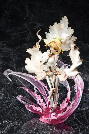 日版 特典版 Fate/EXTRA CCC Hobbymax 尼祿 1/8 Saber PVC 婚紗花嫁賽巴莉莉貞德