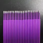 200pcs Dental Disposable Micro Applicators Brush Mixed Sticks Bendable 8 Colors