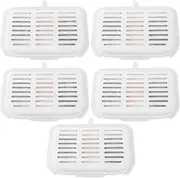 Briny River 5 x Cordless Water Fountain Filter Compatible with Eversweet Max 3.105.2ml/3L Automatic Cat Fountain 5.2x4 inch Pet Water Purification Filter