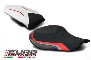 Luimoto Veloce Suede Tec-Grip Seat Covers Set New For MV Agusta F4 2010-2020