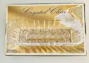 Alexandra Crystal Bread Tray 11" x 6.75" Give Us This Day Our Daily Bread NIB