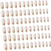 Healeved Diy Fake Nails Kit 72pcs Women's Press on Nails for Luxury Fashionable Manicure