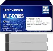Compatible MLT-D709S Toner Cartridges for Samsung SCX-8128NA SCX-8128ND SCX-8123NA SCX-8123ND MLT-D709S with Chip Black Toner Cartridge High Yield Work,Black-2PC