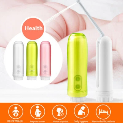 140ml Electric Handheld Toilet Bidet Portable Sprayer Handy Travel Irrigator Kit