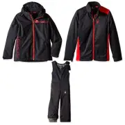 Spyder Boys Snowsuit Ski Set Reckon Jacket & Expedition Bib Pants Size 3 NWT