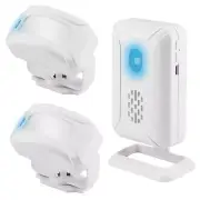 Wireless Home Security Chime Intruder Alarm PIR Motion Sensor Door Bell Indoor