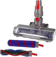 Direct Drive Brush Head Compatible for Dyson V7 V8 V10 V11 V15 Vacuum Parts with Carpet Brush for Carpet Floor Clean