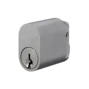 Brava Oval Cylinder X W Z Rabbit Cams 6 Pin Keyed Alike Satin Chrome 5070USCKA