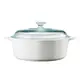 【康寧 Corningware】純白系列圓型康寧鍋3.2L