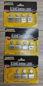 12 pc Sliding Window Locks Safety Easy Installation High Security Home BB7