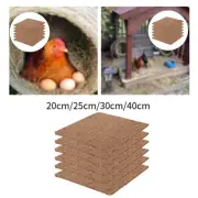 6x for Hen House Nest Box Pads Breathable Poultry Supplies Soft Chicken House