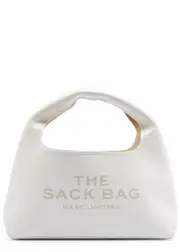 Marc Jacobs The Sack Mini Leather top Handle bag - White ONE SIZE