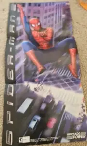2004 GameCube Nintendo Power Spider-Man 2 Poster Vintage