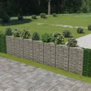 NNEVL Gabion Wall Galvanised Steel 450x30x100 cm