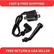 Ignition Coil with Spark Plug Boot Cap for Yamaha Big Bear 350 1989 1990-1999