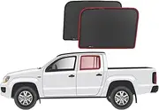 Genuine SNAPSHADES Car Rear Window Shades for Volkswagen Amarok 1st Gen (2010-2023)