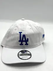 New Era Los Angeles Dodgers 9 Twenty Adjustable White Hat.