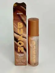 BUXOM SUMMER BABE PLUMPING LIP OIL **BEAMING** Shimmery Wet Gloss Vanilla ~ NIB