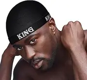[Red by Kiss] Fashion Wave Cap, Ultra-Stretch Fit, Durable Elastic Band, All Day Hair Compression, Perfect Layering with Durag