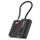 Promate TagLock TSA Luggage Lock with Smart Precision Tracking Tag. Works with