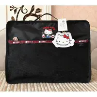 在飛比找Yahoo!奇摩拍賣優惠-＊米猜Shop＊LeSportsac x Kitty 黑底凱