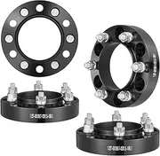 VEVOR Wheel Spacers, 1.25" 6"x5" Wheel Adapters, 6 Lug Forged Spacer, 106.1 mm Bore Hubcentric M12 x1.5 Studs Spacers, Fit for 1979-2023 Toyota and Lexus, 4 PCS Blue