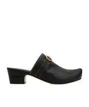 Salvatore Ferragamo Phobos Gancini Mules US8.5,US7.5,US8,US7 Black