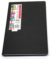 2025-2026 Financial Year Diary Becall A4 Day to Page Black Last Diary Company FBA41BK