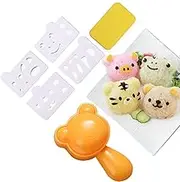 SQdeal HG6 Cartoon Cute Boil Egg Sushi Rice Decorating Mold, Rice Ball Mold Mould