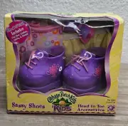 2007 Cabbage Patch Kids Sassy Shoes, Purple Shoes (NEW BOX HAS CREASES) BB2